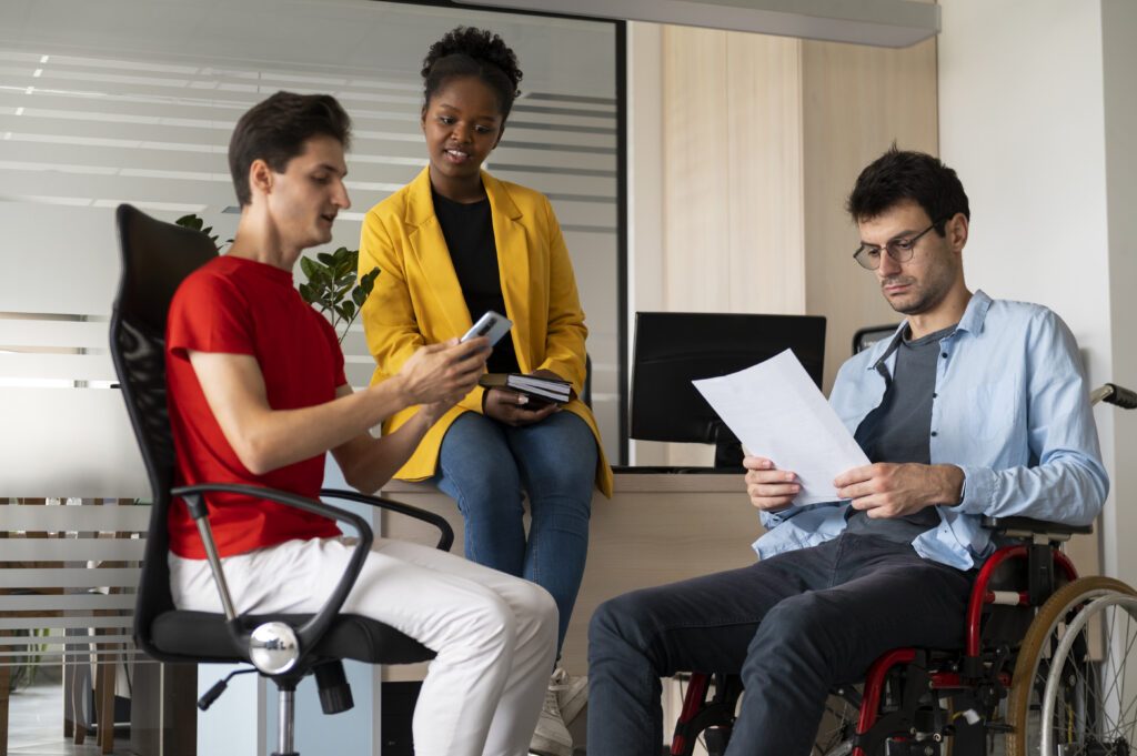 NDIS participant and support worker during community participation in Victoria
